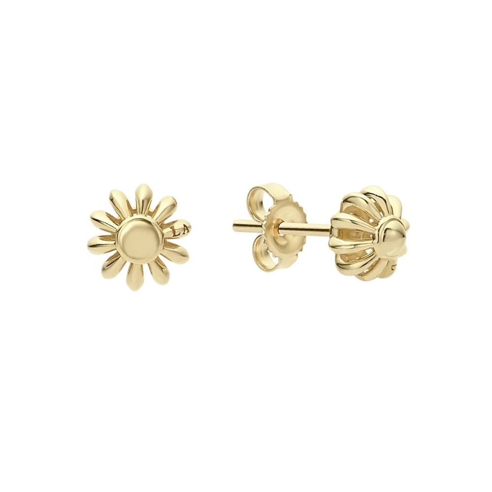 LAGOS 18K Gold Caviar Icon Fluted Stud Earrings